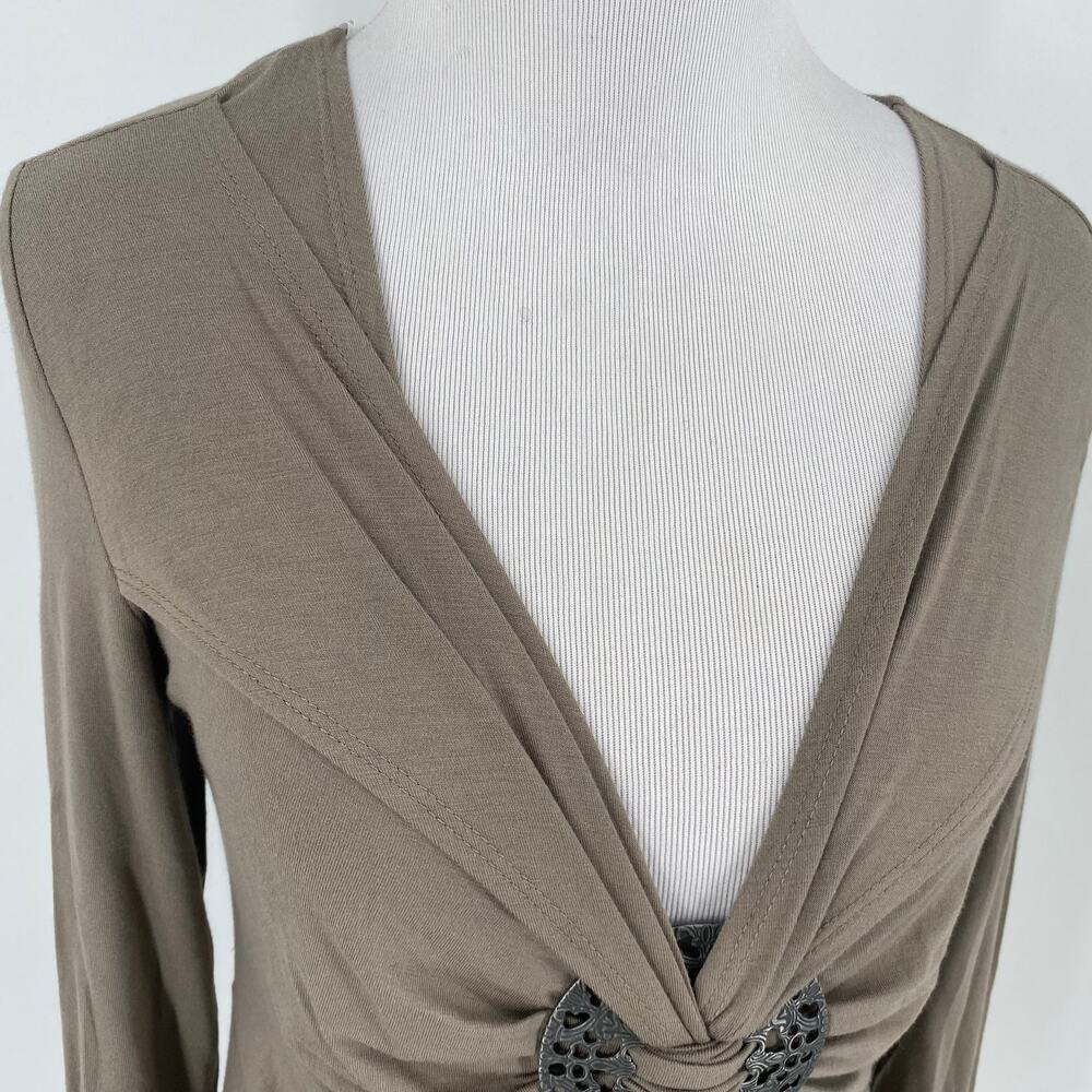 Vertigo Paris Knot Front Tunic New with Tags Size Medium - Picture 2 of 9
